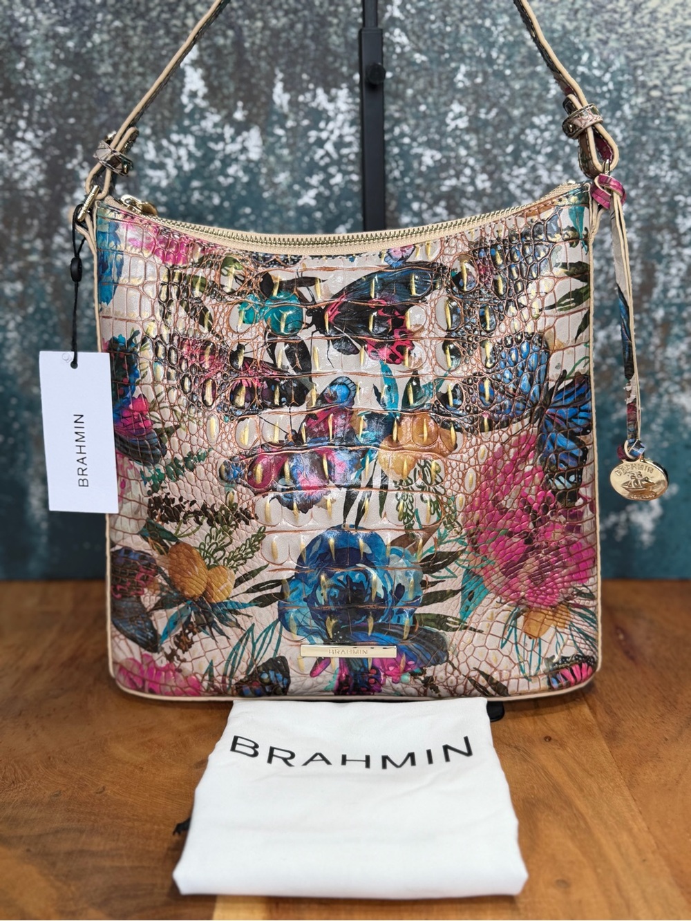 Brahmin Whimsical Katie Crossbody Mariposa Melbourne Leather NWT